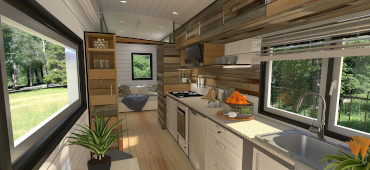 Image of static caravan interior